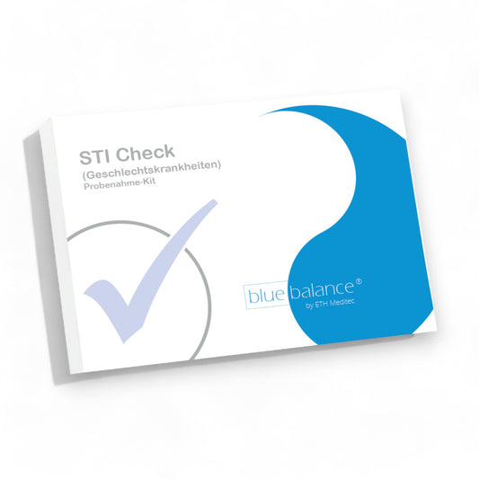 Entdecken Sie den blue balance® STI Test - einfach, diskret und hygienisch. Testen Sie bequem von zu Hause aus auf sexuell übertragbare Infektionen wie Chlamydien, Gonorrhoe und Trichomonaden. Kein unangenehmer Arztbesuch mehr - übernehmen Sie die Kontrolle über Ihre Gesundheit.