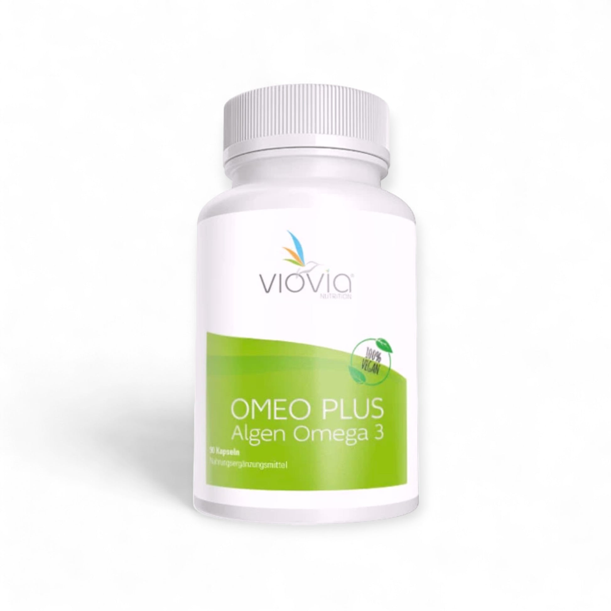 OMEO PLUS Algen OMEGA 3 Kapseln - Algen Omega 3, OMEGA 3, Supplements, vegane Kapseln, Nahrungsergänzung, gesunde Fette, DHA, EPA, Herzgesundheit, Gehirnfunktion, NATURALS, Unterstützung, VIOVIA, blue balance, ETH Meditec