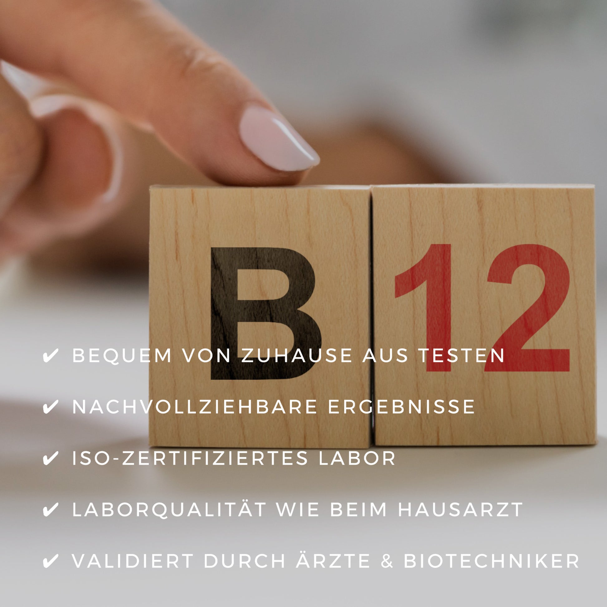 Vitamin B12 Test Kit von ETH Meditec für Zuhause. - Vitamin B12, Selbsttest, Gesundheitscheck, ETH Meditec, Immunsystem, Vitamin B12-Test, einfacher Test, Heimtest, Gesundheit