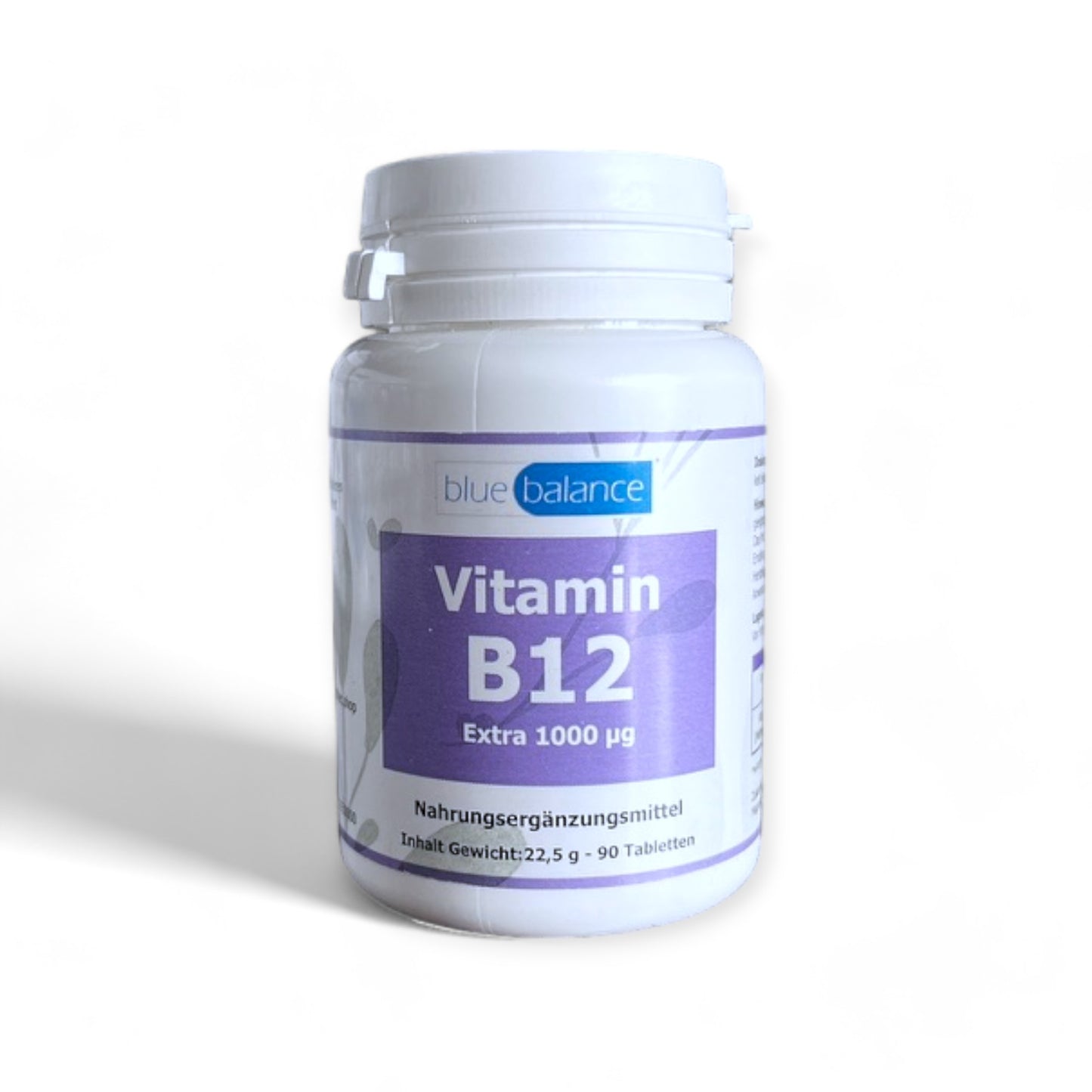 blue balance Vitamin B12 für Vitalität und Wohlbefinden. Hochdosiert. 100% vegan.