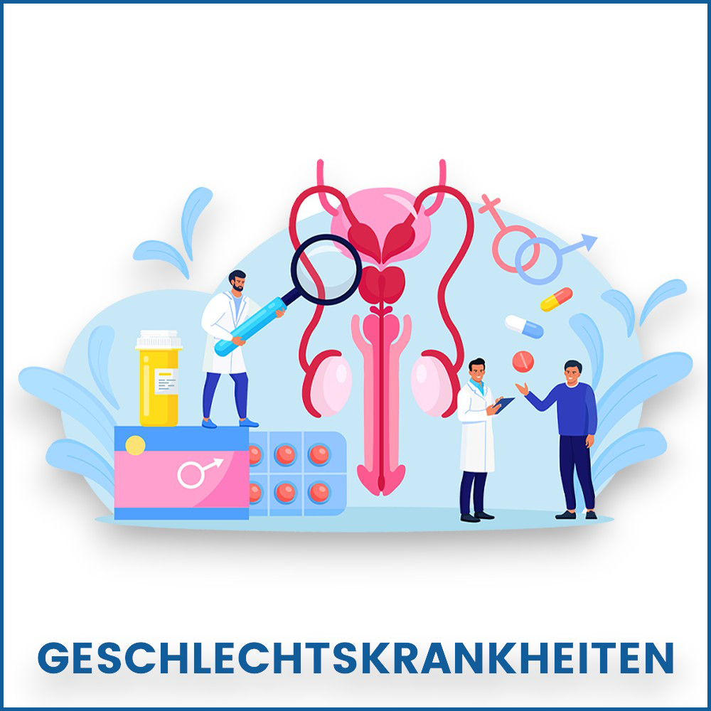 Frauen und Männer beim Gesundheitscheck -  Geschlechtskrankheiten, HIV, STI, Selbsttest, Gesundheit - Geschlechtskrankheiten, HIV, STI, Selbsttest, Gesundheit, STI Test, blue balance, ETH Meditec, Prävention, Gesundheitscheck, Aufklärung, Therapie