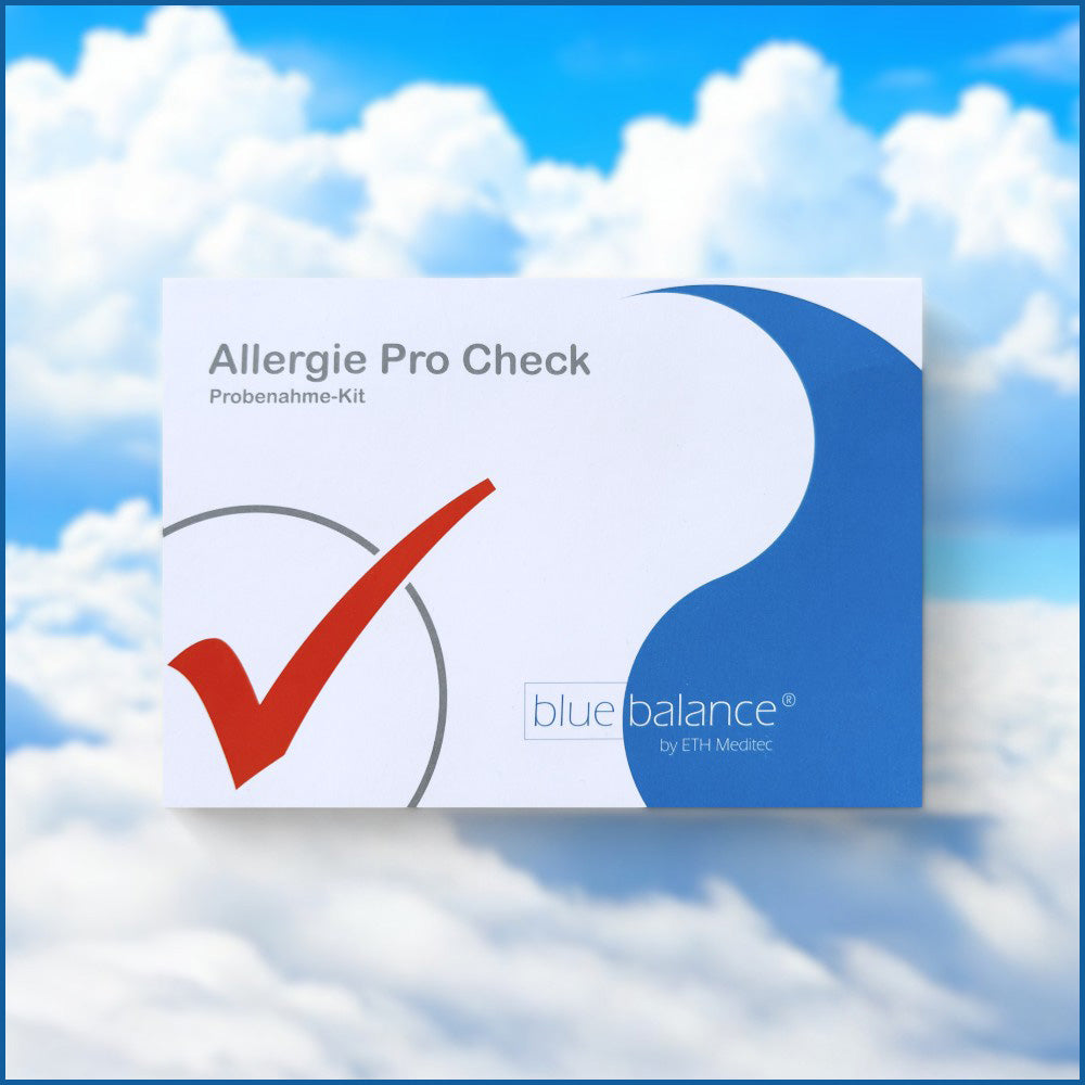 Durchführung des Allergietests Pro zu Hause - Allergietest, Allergene, blue balance, allergische Reaktionen, Pollen, Nahrungsmittelunverträglichkeiten, Heimdiagnosetests, Familienfreundlich, Gesundheit, präzise Analyse