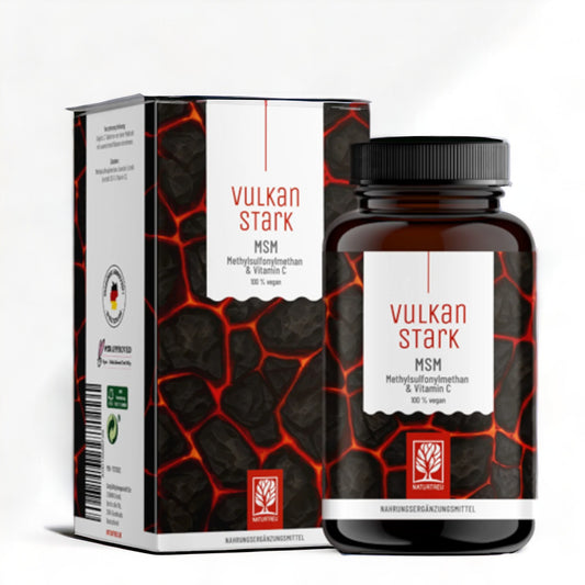 Naturtreu Vulkanstark, Komplex mit Vitamin C, 240 Tabletten Weißes Hintergrundbild: "Vitamin C Komplex Vulkanstark von Naturtreu, natürliche Nahrungsergänzung für die Gesundheit"