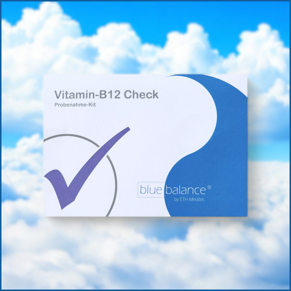 Vitamin B12 Test Kit von ETH Meditec für Zuhause. - Vitamin B12, Selbsttest, Gesundheitscheck, ETH Meditec, Immunsystem, Vitamin B12-Test, easy test, home test, health