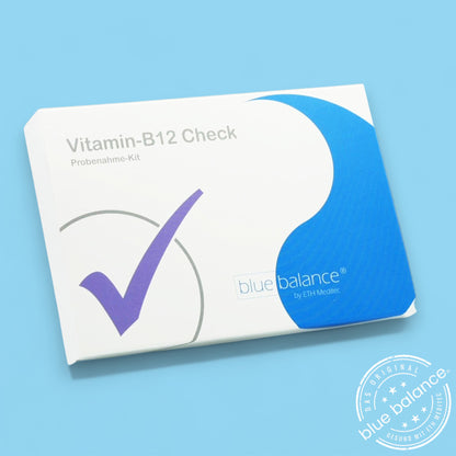 Mit dem Blue Balance® Vitamin B12 Test von Eth Meditec können Sie zuverlässig Ihren Vitamin B12-Status überprüfen.