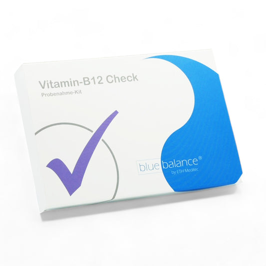Blue Balance® - Der einfache und schnelle Vitamin B12 Test von Eth Meditec zur Überprüfung Ihres B12-Spiegels